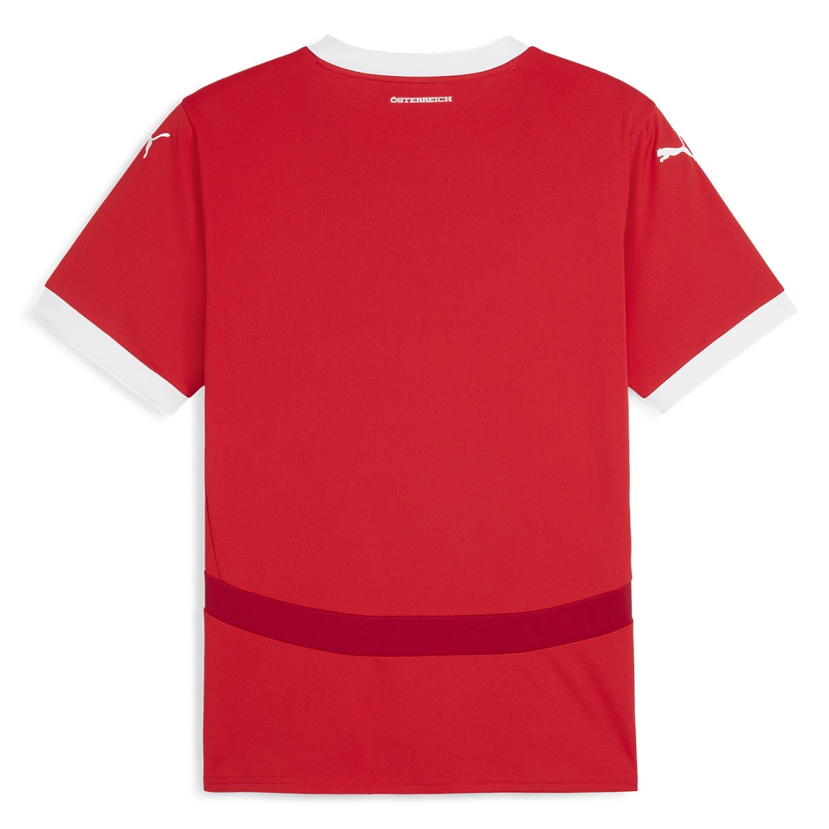 T-shirt de Homem 1.º Equipamento Áustria ÖFB 2024 Réplica Vermelho-7