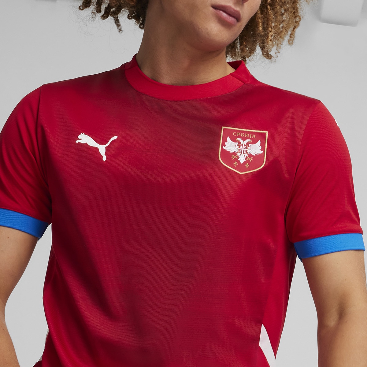 Camiseta de hombre 1ª equipación Serbia FSS 2024 Replica Puma