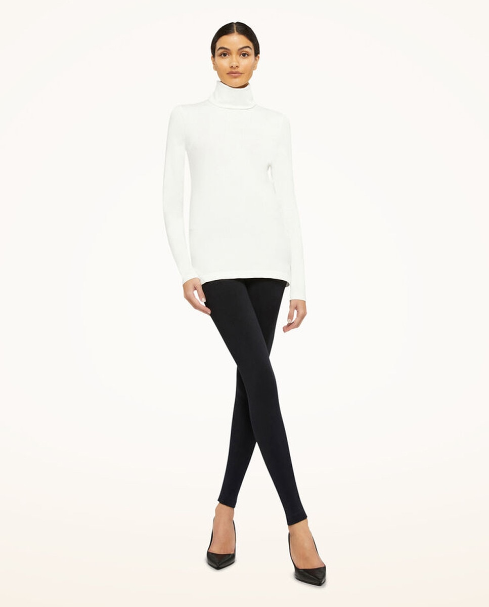 Camisola de Malha Biodegradável com Manga Comprida Branco-3