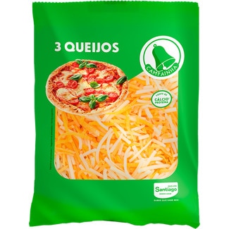 Queijo Ralado 3 Queijos unidade 150 g - Campainha
