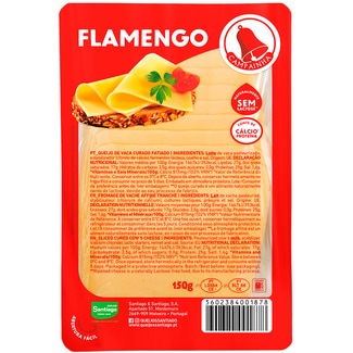 Queijo Fatiado Flamengo unidade 150 g - Campainha