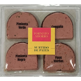 Patés Sortidos 4X55g embalagem 220 g - Capdevila