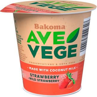 Ave Vege Iogurte Morango embalagem 150 g - Bakoma