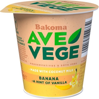 Ave Vege Iogurte Banana embalagem 150 g - Bakoma