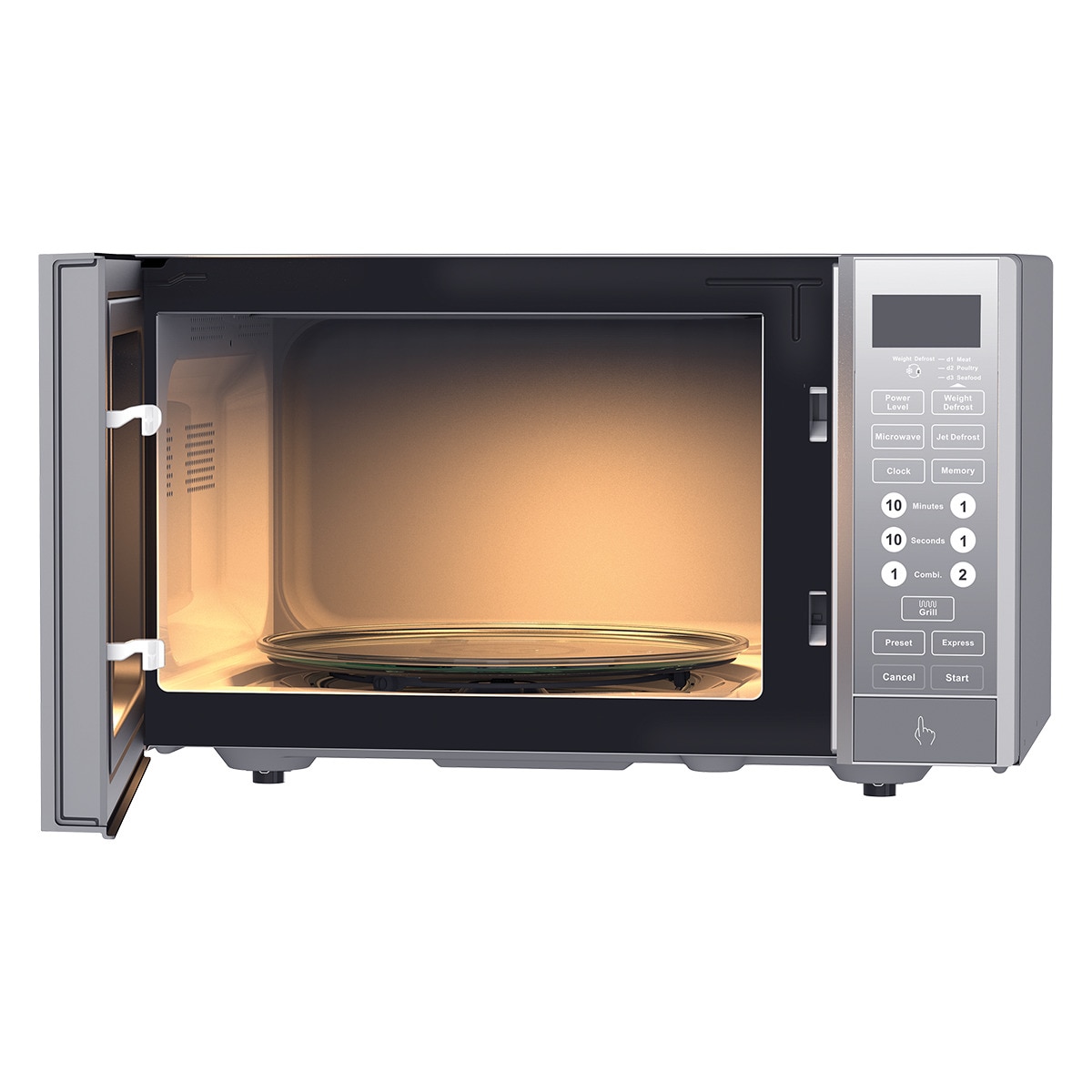 Microondas Beko 23 litros, con grill - MGF23330S Inox-2