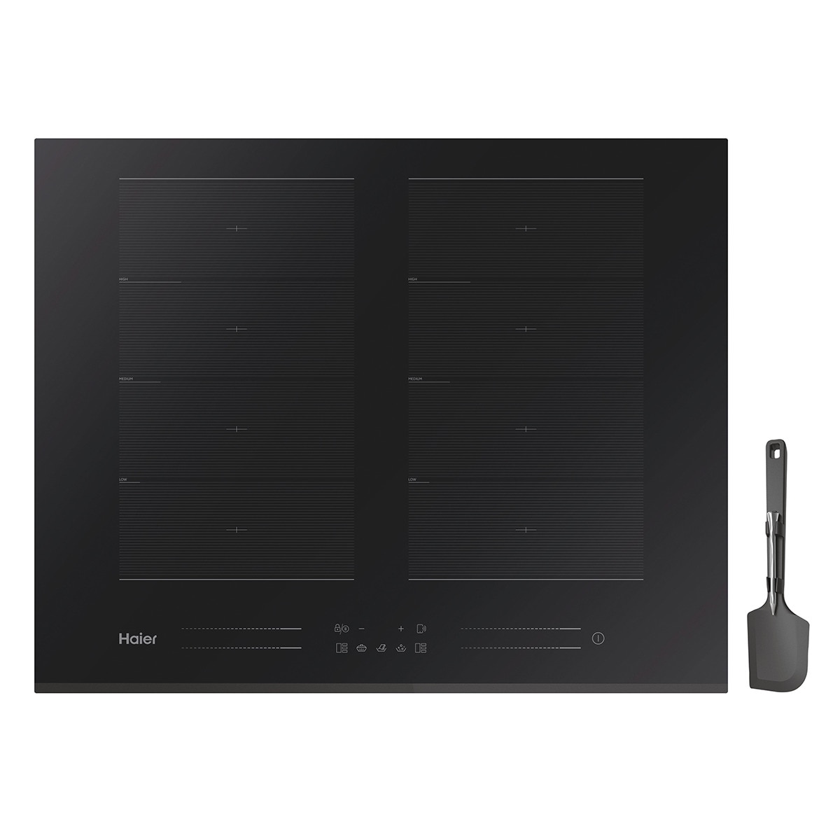 Imagen 0 de Placa de inducción Haier, 4 zonas, Zona Flex, WIFI, Chef@Home Series 6 - HA2MTSJP58MB1