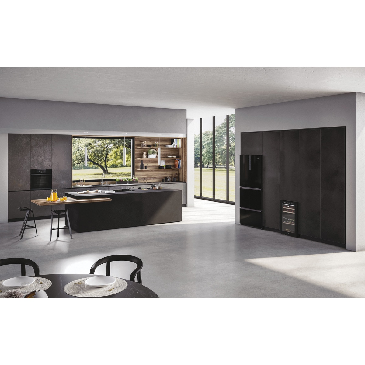 Placa de inducción Haier, 4 zonas, Zona Flex, WIFI, Chef@Home Series 6 - HA2MTSJP58MB1 Negro-9