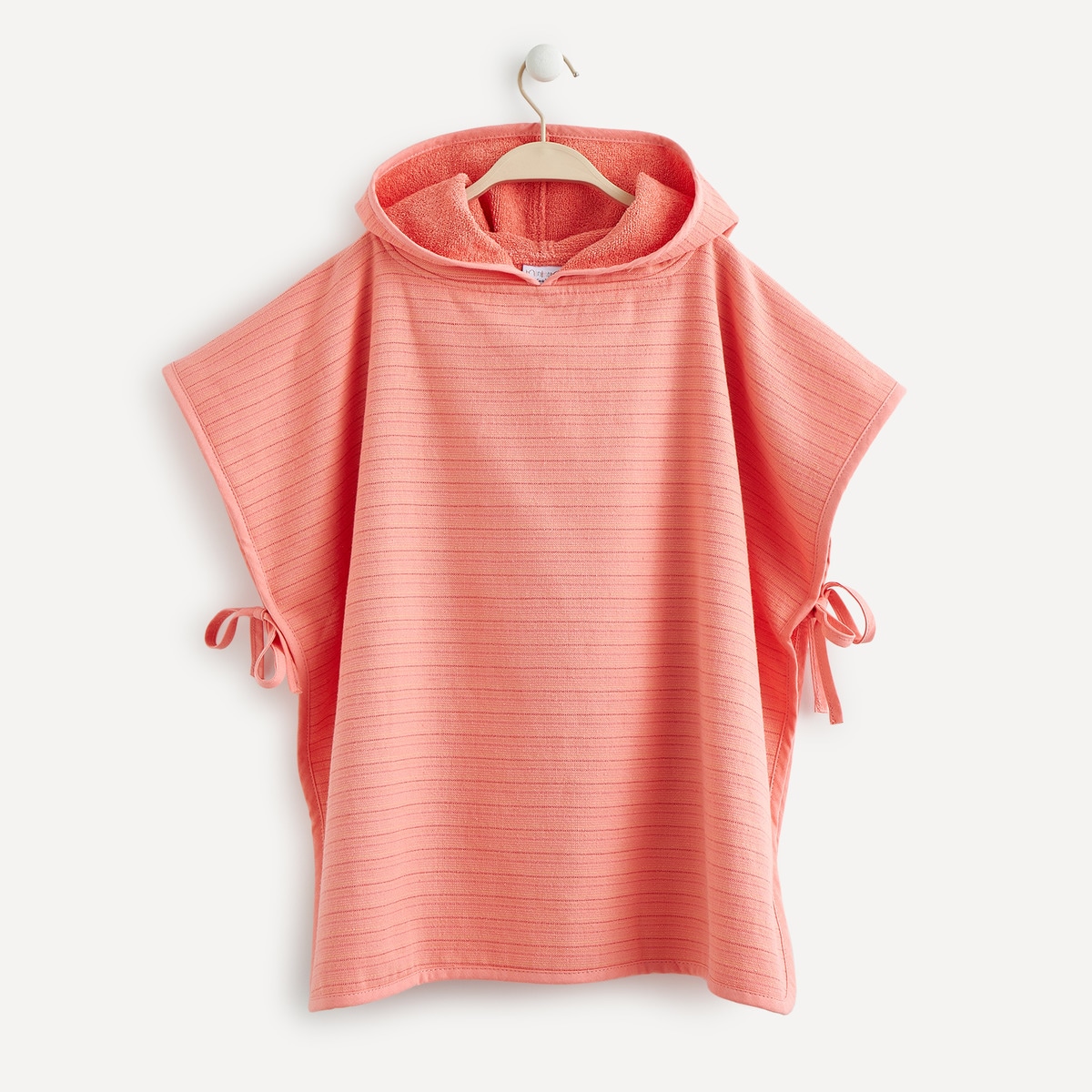 Poncho de Praia Infantil Pancho Mini Home Coral-1