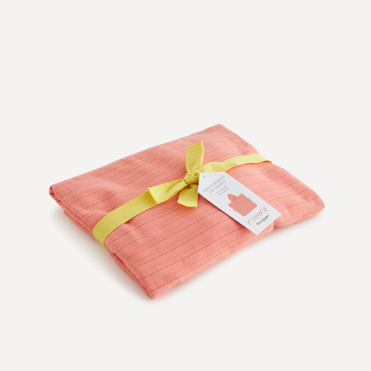 Poncho de Praia Infantil Pancho Mini Home Coral-3