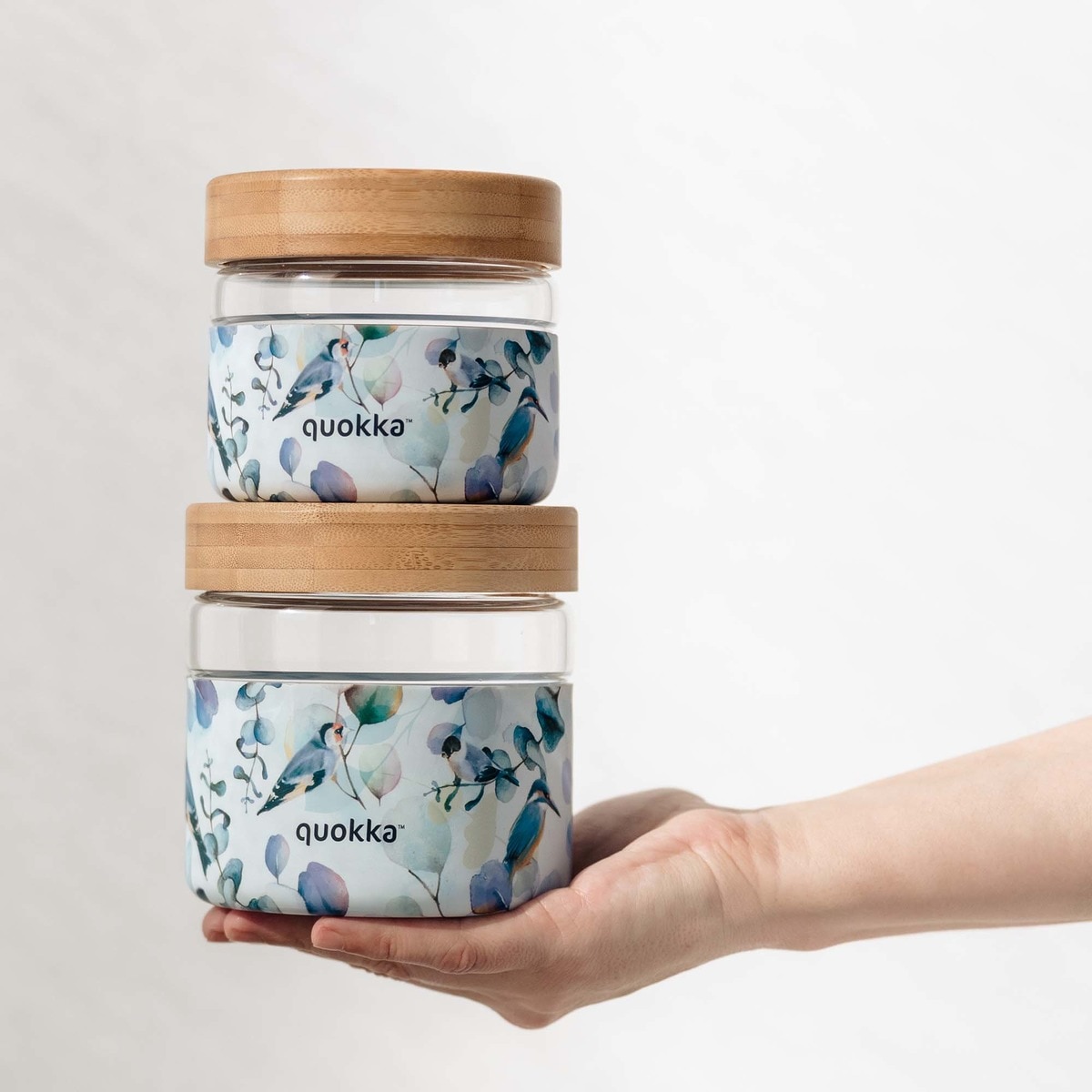 Recipiente de cristal Deli Blue 500 ml Quokka Azul-2