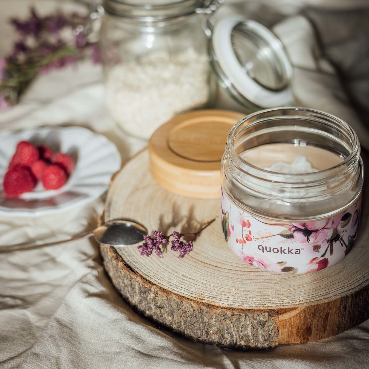 Recipiente de Vidro Deli Dark - 500 ml Rosa-4