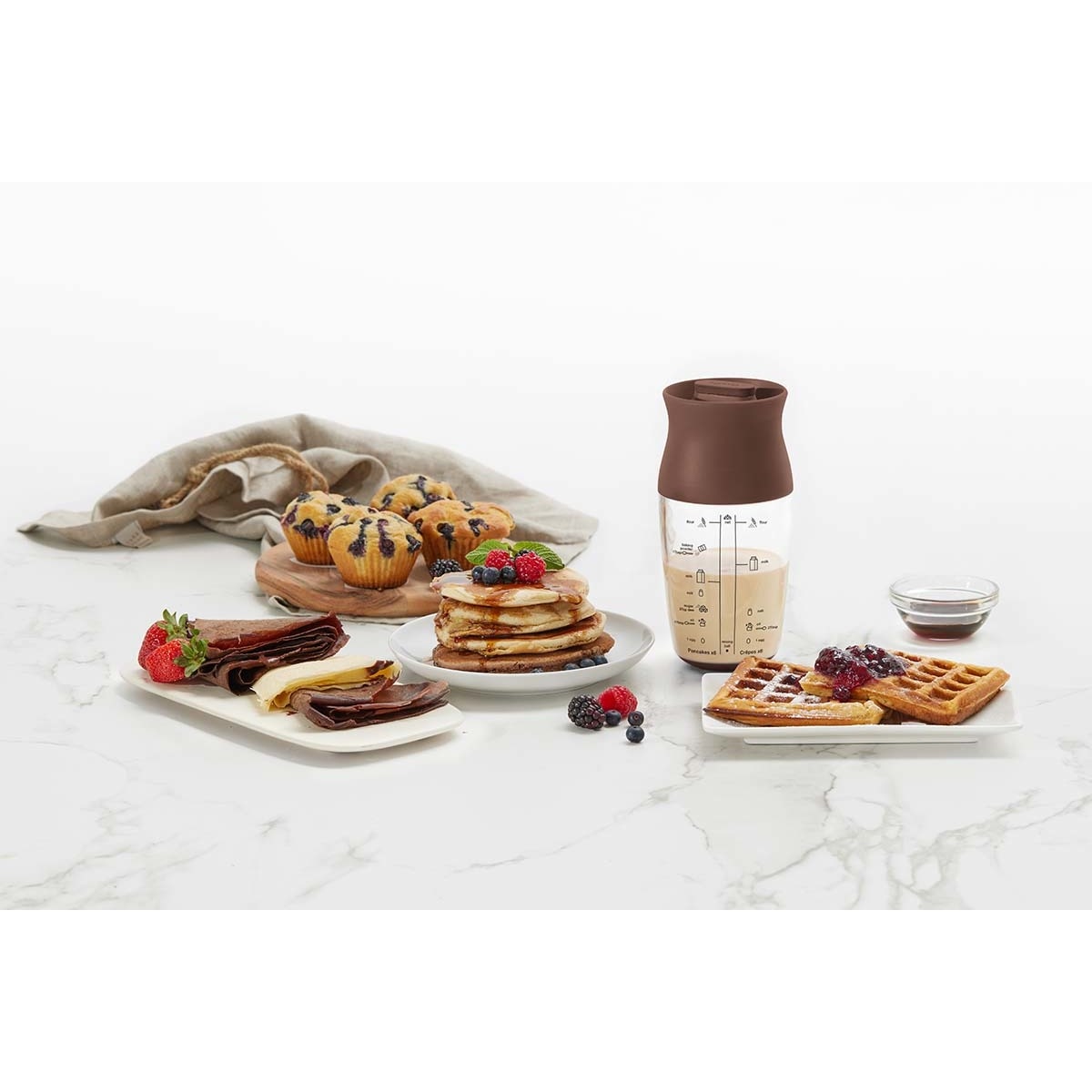 Shaker de Massas Batter Shaker Castanho-10