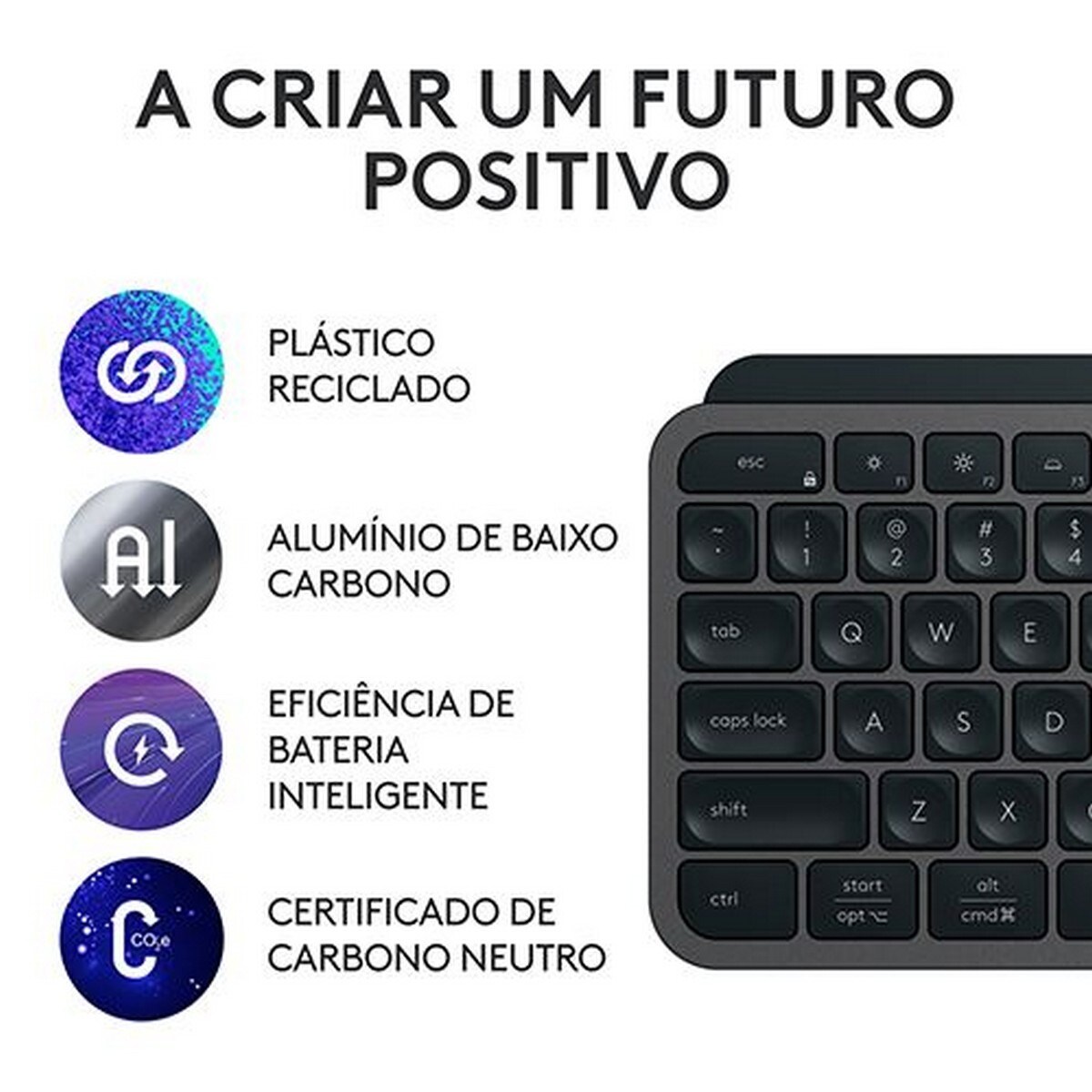 Teclado Logitech MX Keys S PT - Preto 4