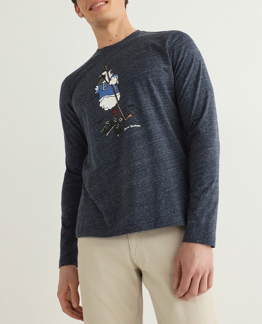 Imagen 0 de Camiseta de hombre multicolor de manga larga