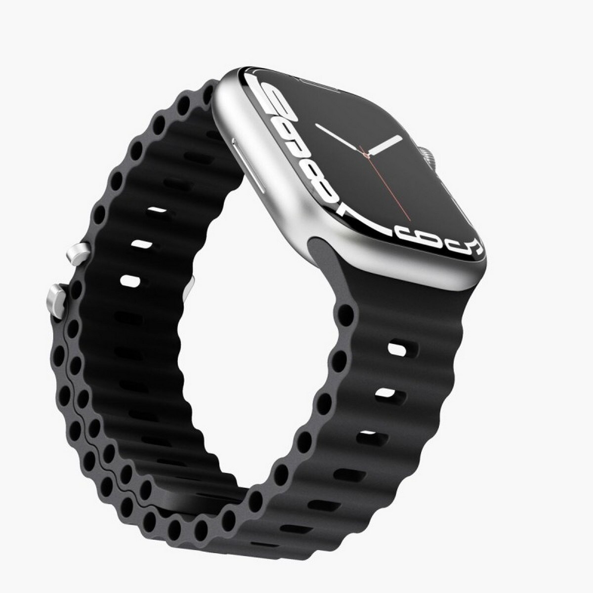 Bracelete Vonmaehlen 38-41 mm Silicone - Preto 3