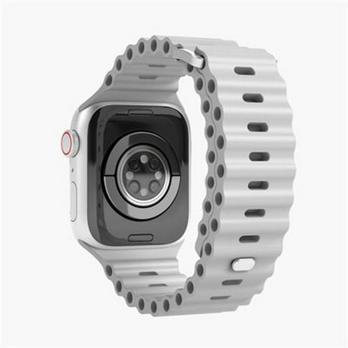 Bracelete Vonmaehlen 38-41 mm Silicone - Cinzento 4