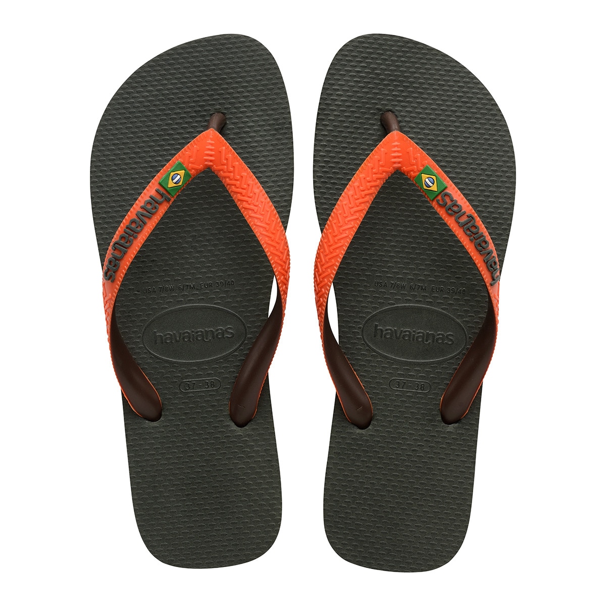 Imagem 0 de Chinelos de Banho Unissexo Brasil Mix