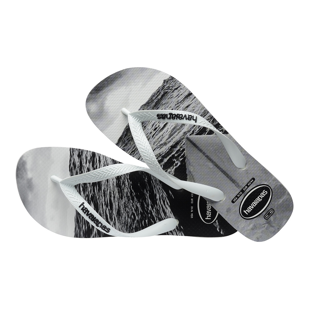 Chinelos de Banho de Homem Hype Branco / Preto-2