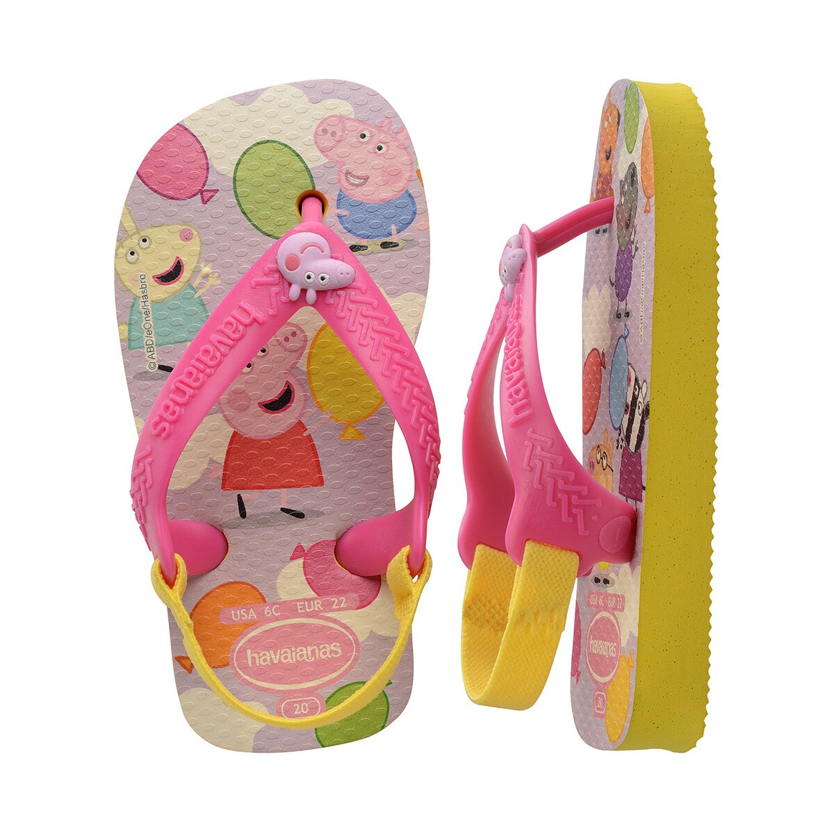 Havaianas Baby Peppa Pig - Tongs Bébé Légères Et Colorées, Parfaites Pour L'Été