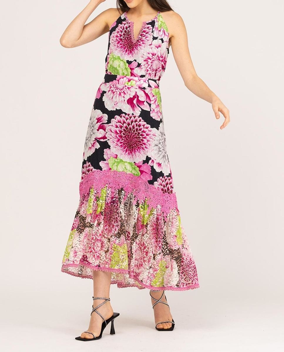 Falda midi con encaje — oferta en Primeriti