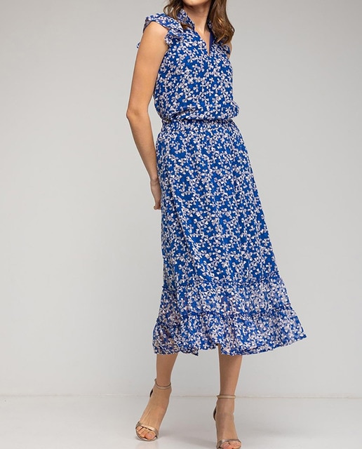 Imagen 0 de Falda midi con volante