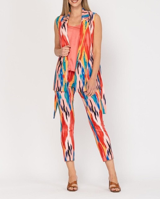 Imagen 0 de Pantalón estampado de tiro alto