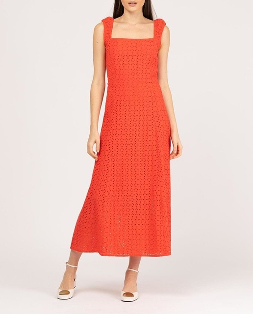 Imagen 0 de Vestido recto con espalda descubierta