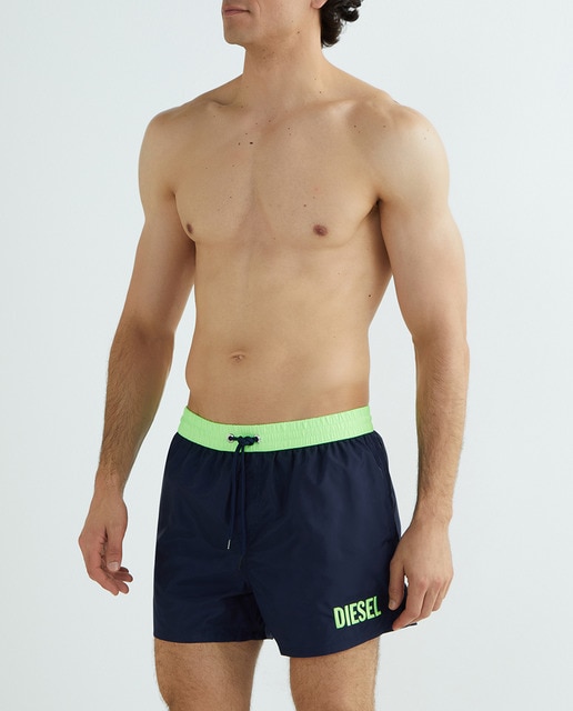 Imagen 0 de Bañador de hombre con malla en el interior, bolsillo trasero y cintura con cordón ajustable