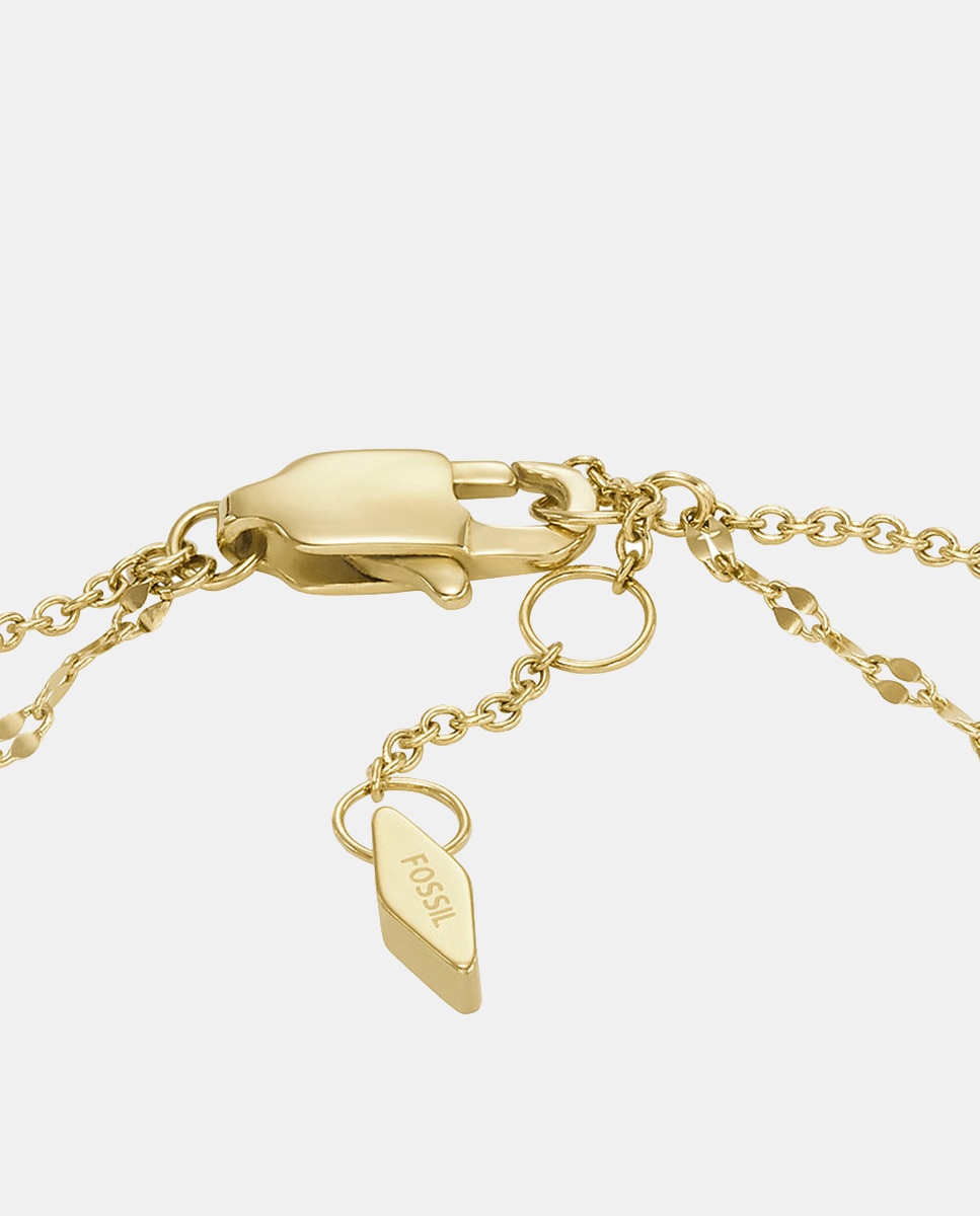 Pulsera de acero con nácar Blanco-3