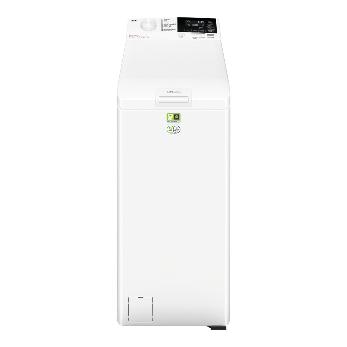Lavadora de carga superior AEG 7 kg/ 1.200 rpm -LTA6G7331E Blanco-1