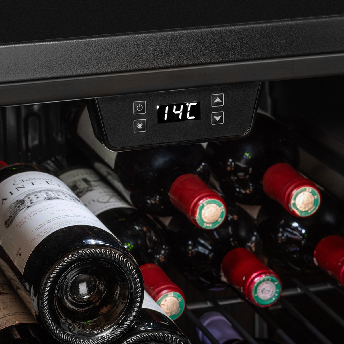 Vinoteca La Sommeliére para 121 botellas - LS117BLACK Negro-6