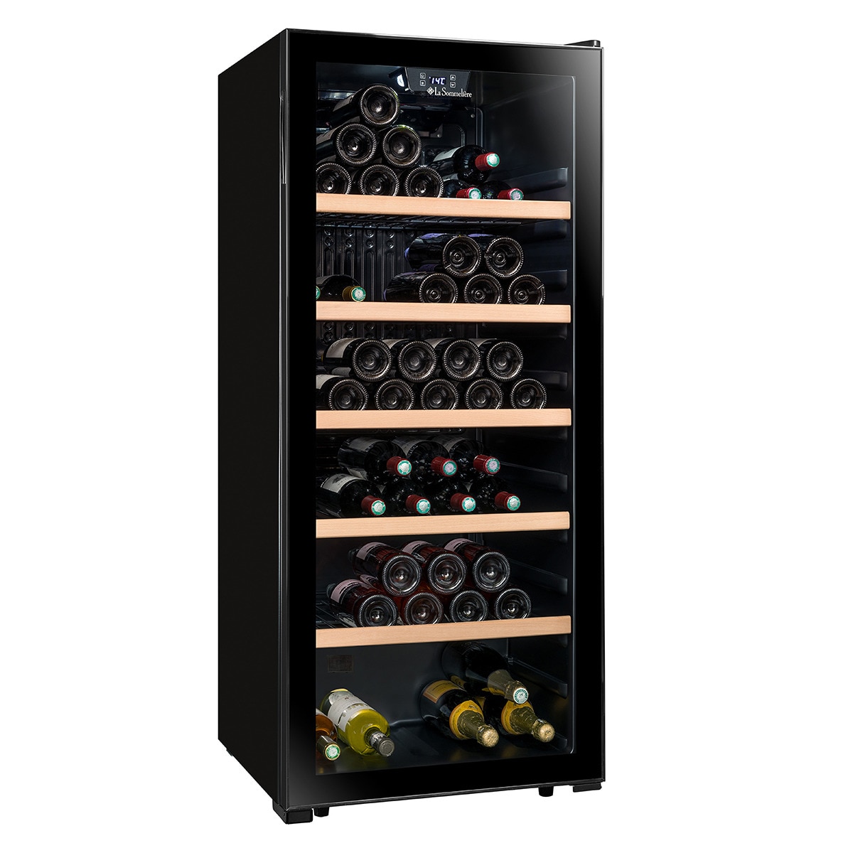 Vinoteca La Sommeliére para 121 botellas - LS117BLACK Negro-3