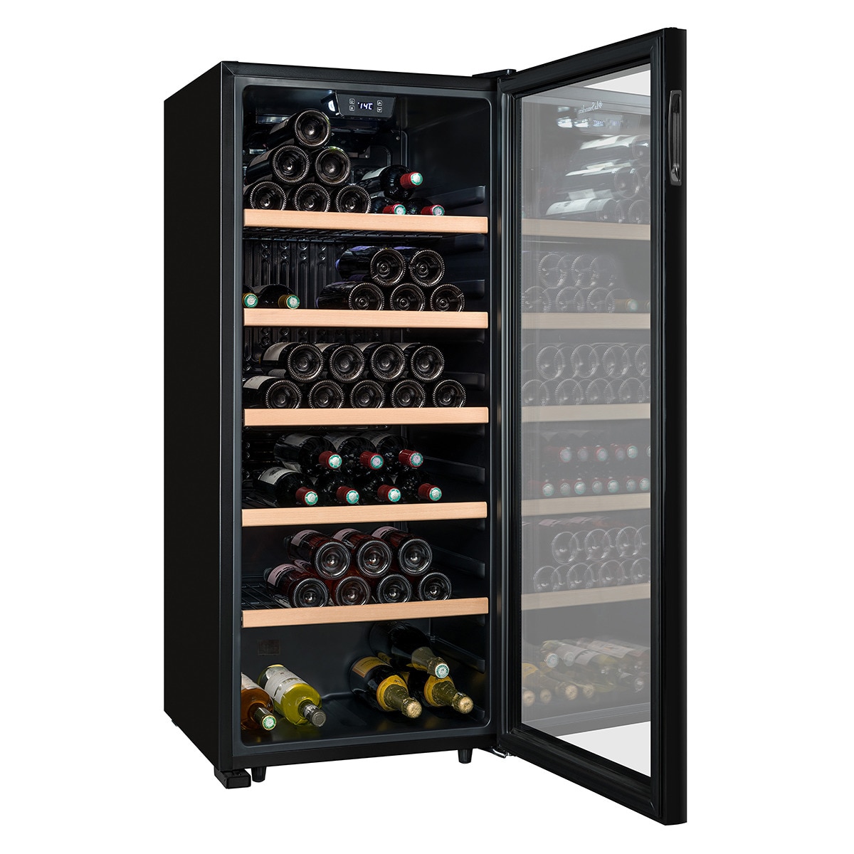 Vinoteca La Sommeliére para 121 botellas - LS117BLACK Negro-2