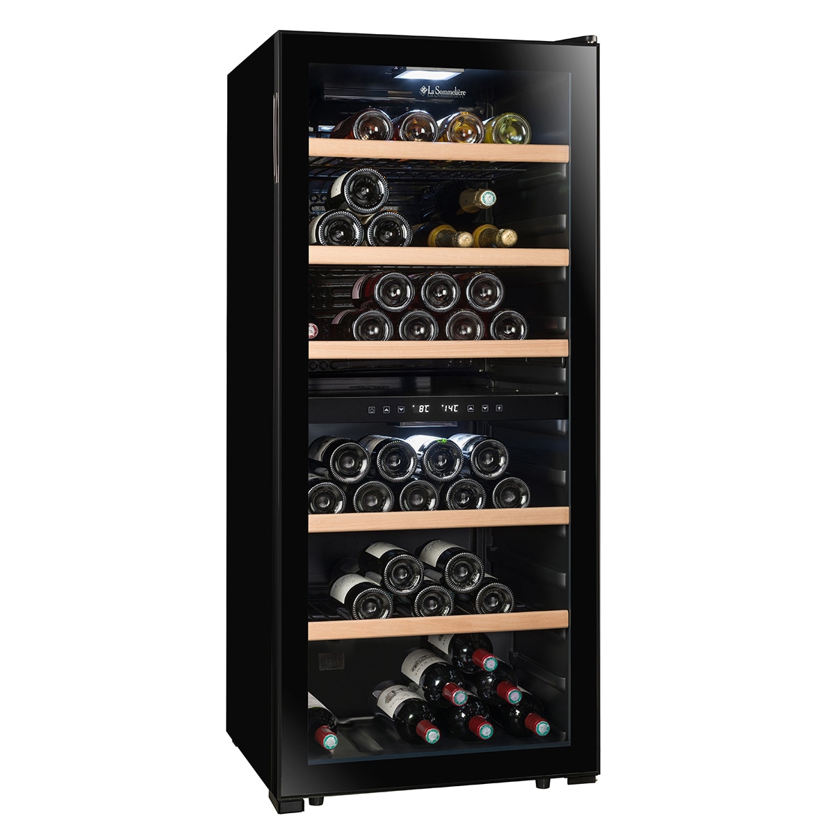 Vinoteca La Sommeliére para 102 botellas - LS102DZBLACK Negro-3