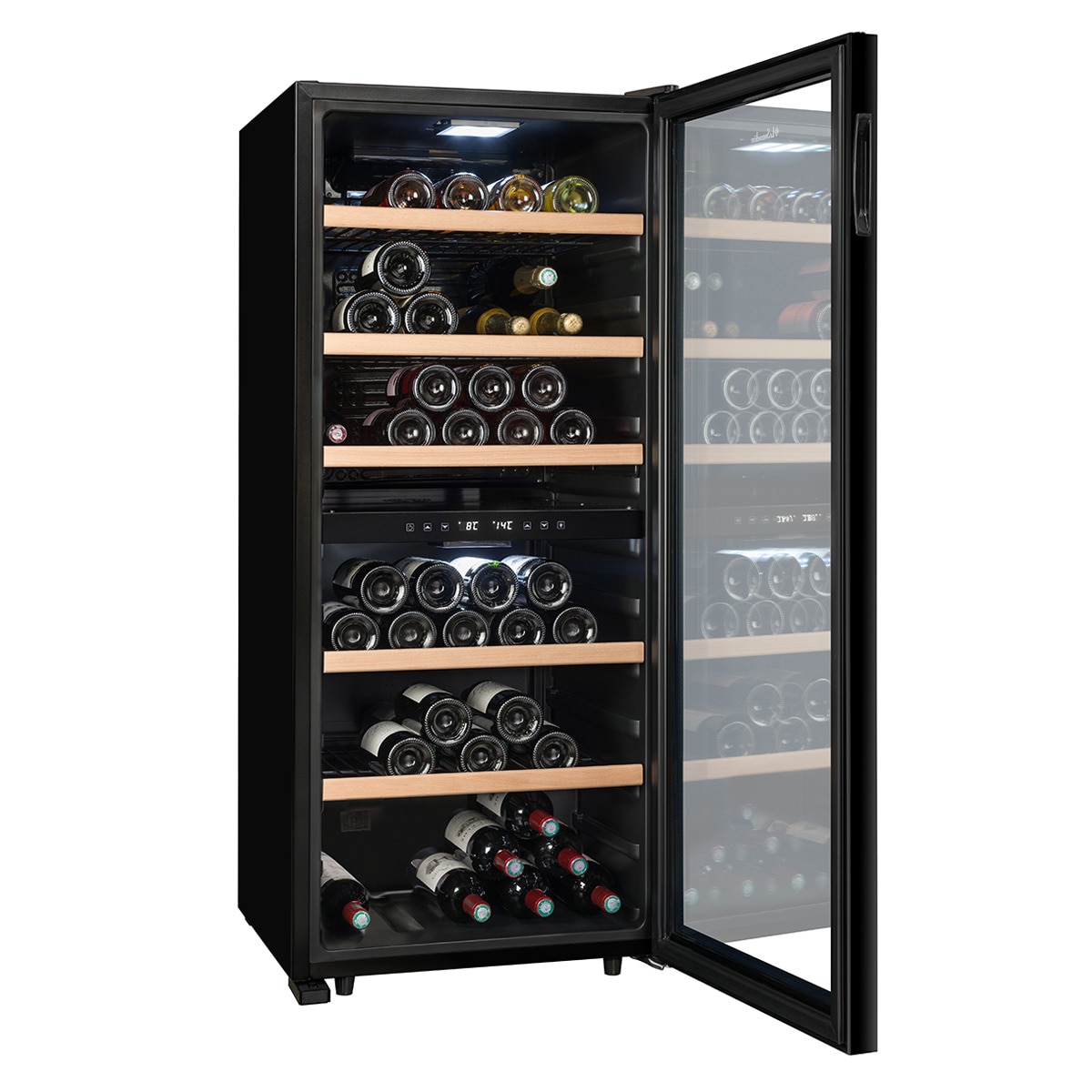 Vinoteca La Sommeliére para 102 botellas - LS102DZBLACK Negro-2