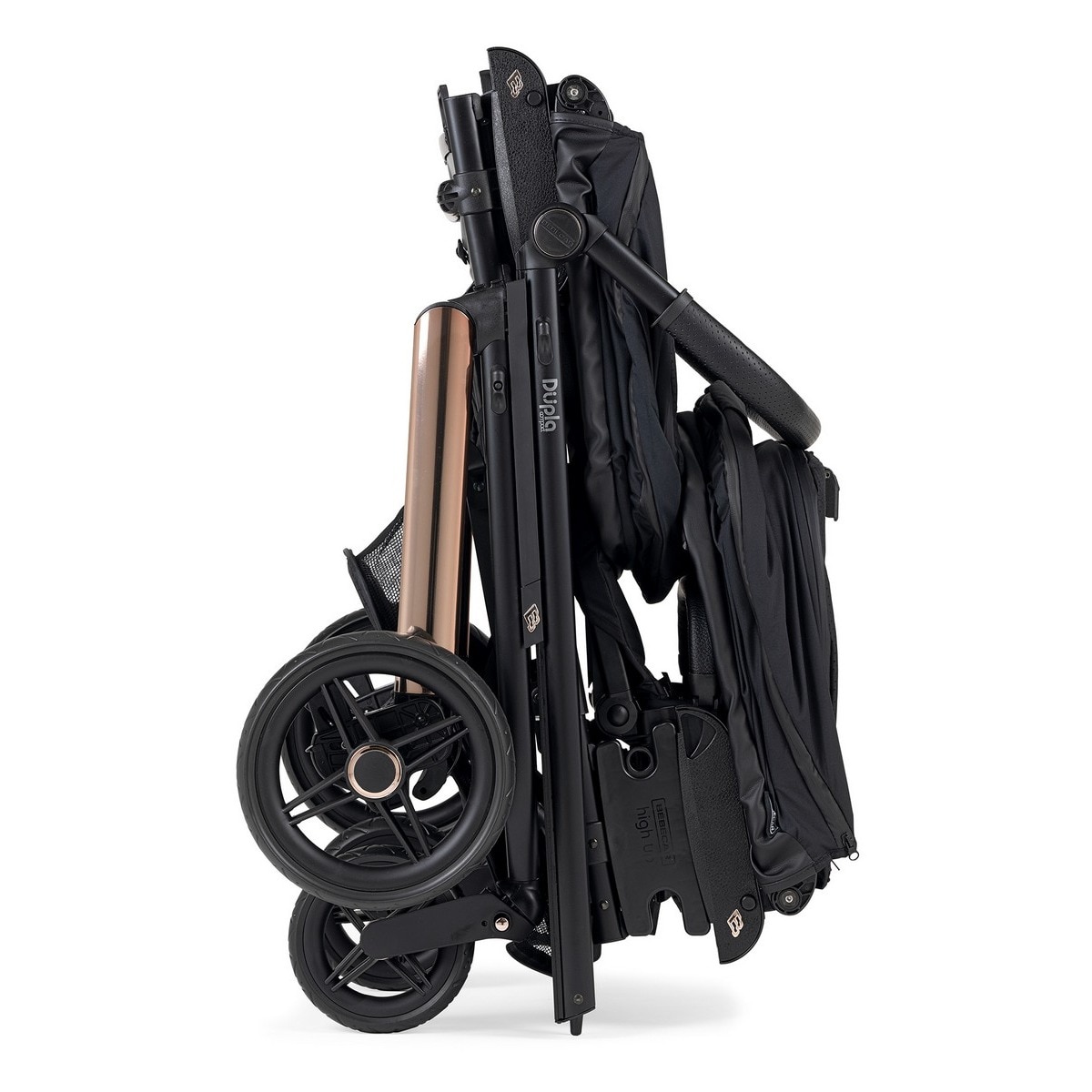 Carrinho de Gémeos Dupla Compact KO330 Chassi Misto Bébécar Preto-4