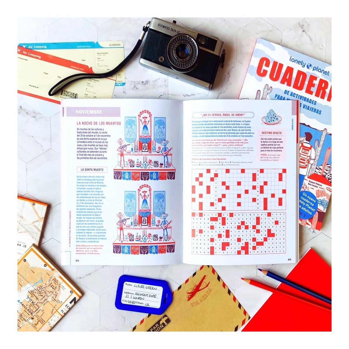 Cuaderno de actividades para mentes viajeras. Vol. 2 (Tapa blanda) 2