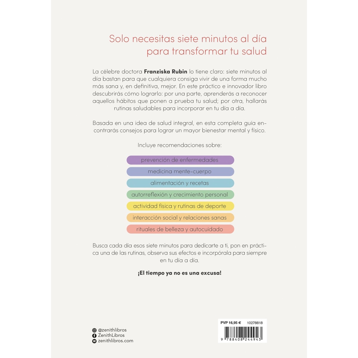 7 minutos al día: Un plan de 7 semanas que transformará tu salud para siempre (Capa mole com abas) 2