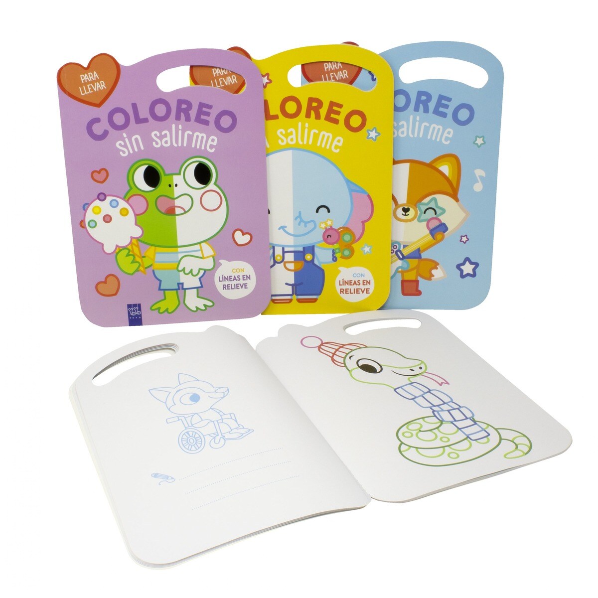 Coloreo sin salirme-Para llevar. Elefante  (Tapa blanda) 3