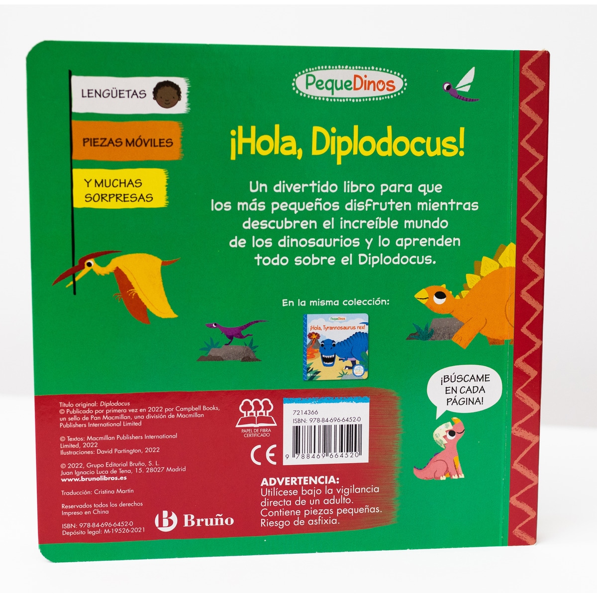 PequeDinos. ¡Hola, Diplodocus! (Capa dura) 2