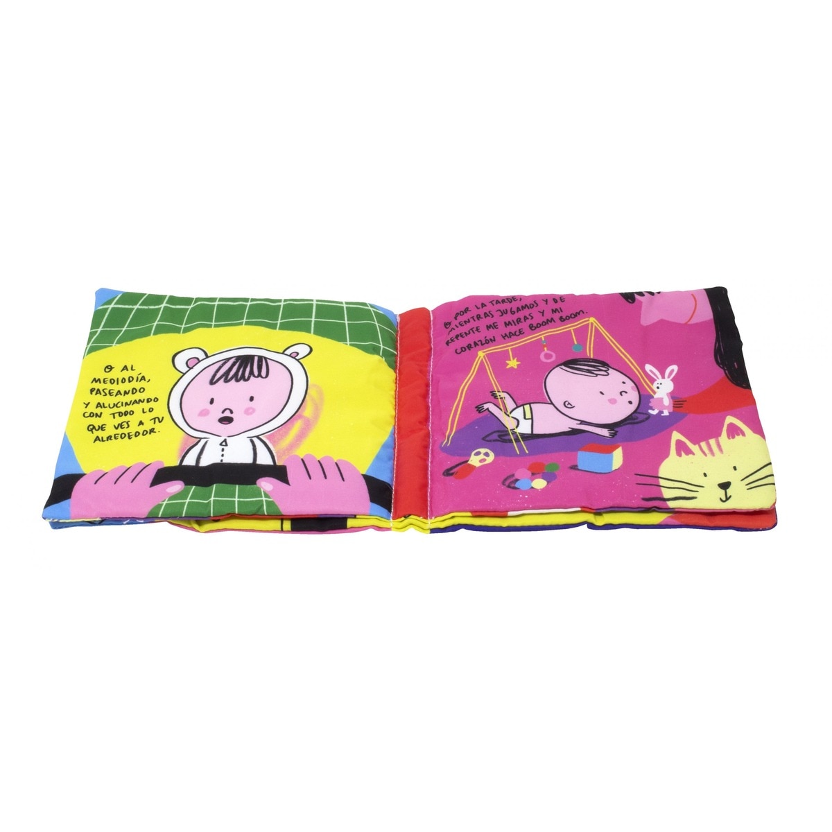 El momento más feliz. Libro de tela 2