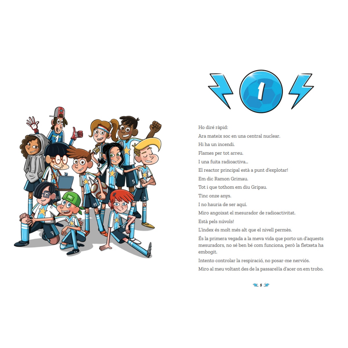 Els Onze 3. El migcampista que viatjava en el temps (Capa mole com abas) 5