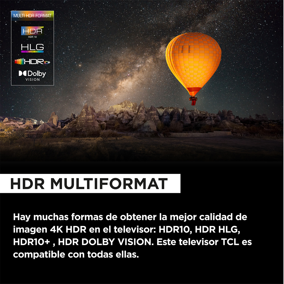 TV QLED 190,5 cm (75") TCL 75C655 PRO, 4K UHD, Smart TV by Google TV, Dolby Vision y Atmos, compatible con Google Assistant Titanio-6