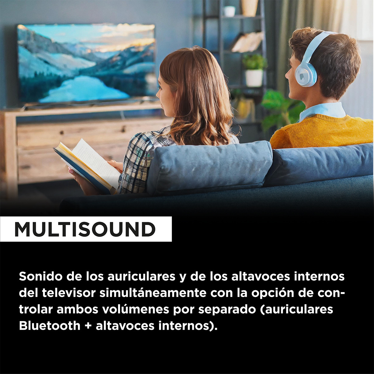 TV LED 190,5 cm (75") TCL 75P755, 4K UHD HDR, Wide Color Gamut, Smart TV by Google TV, Dolby Vision y Atmos, compatible con Google Assistant Titanio-11