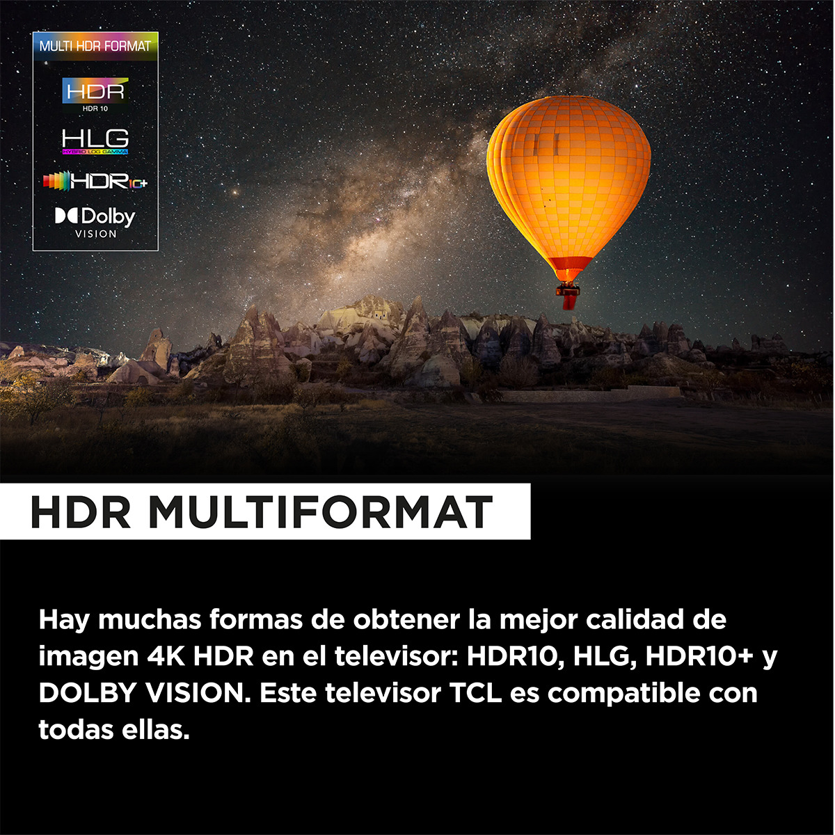 TV LED 190,5 cm (75") TCL 75P755, 4K UHD HDR, Wide Color Gamut, Smart TV by Google TV, Dolby Vision y Atmos, compatible con Google Assistant Titanio-9