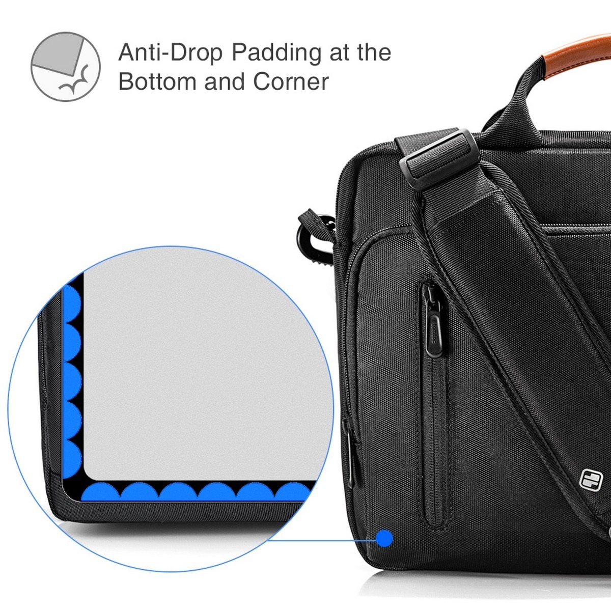 Mala para Portátil Tomtoc Defender 16" - Preto 6