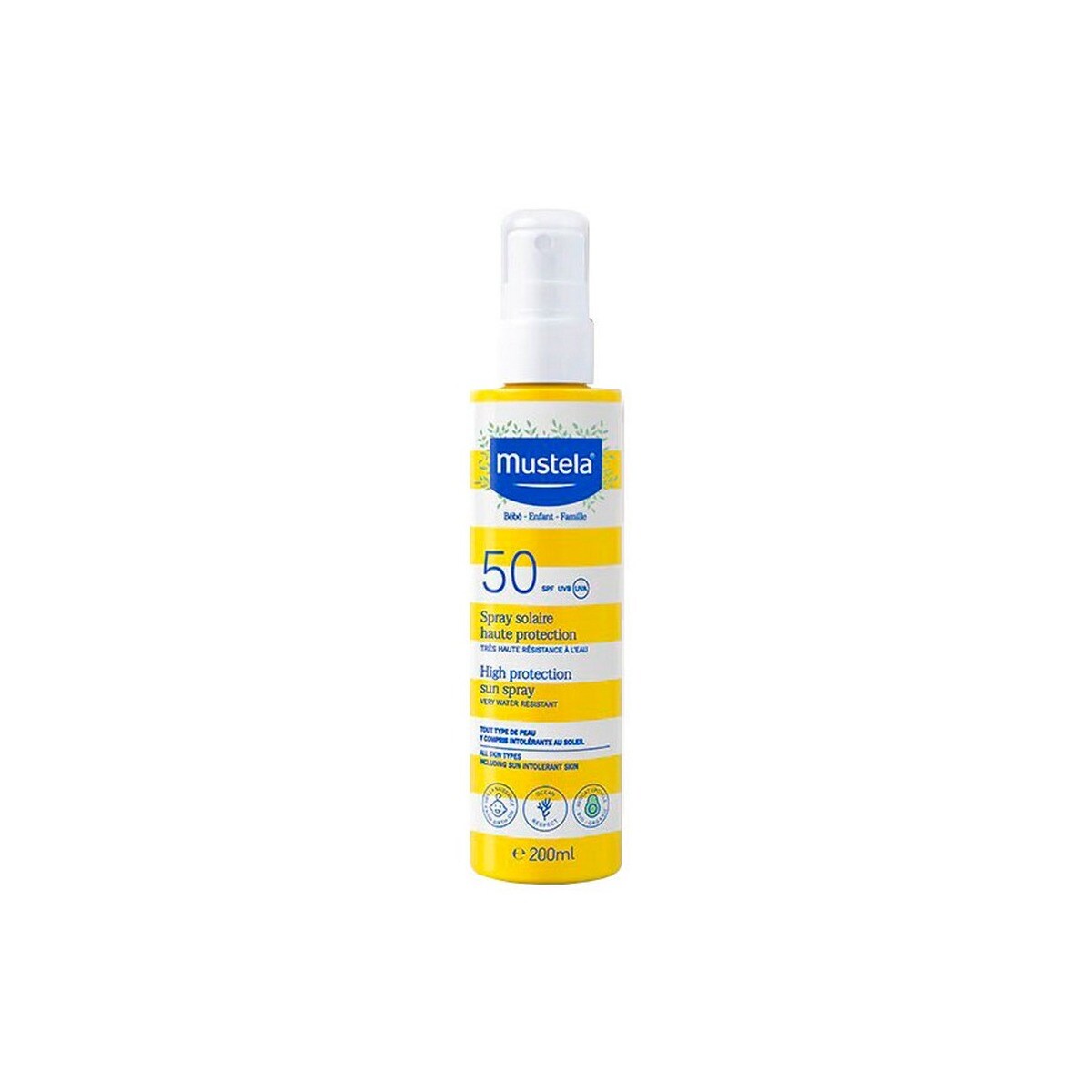 Pack Protetor Solar Spray Solar Spf50 200ml + Leche Solar Facial Spf50+ 40ml 2