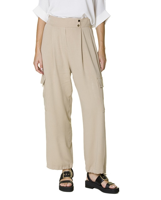 Imagen 0 de Pantalón cargo beige