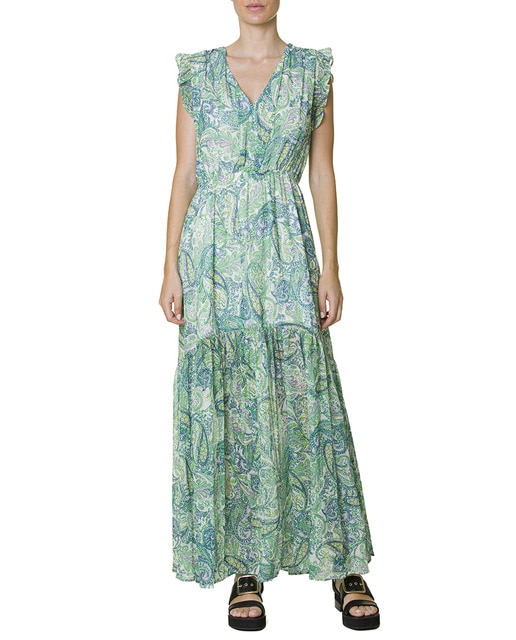 Imagen 0 de Vestido verde volante