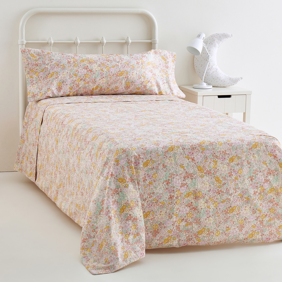 Conjunto de Lençóis de Cetim de Algodão Juliette Mini Home Multicolor-3